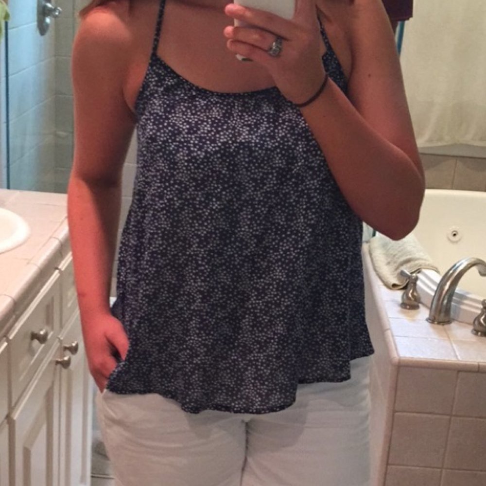 Old Navy | Navy Blue Star Top | M